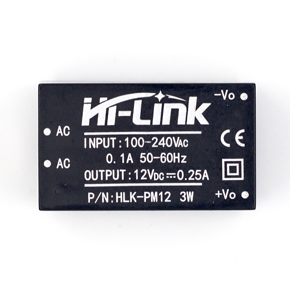 Преобразователь напряжения HLK-PM12 AC-DC 220-12в